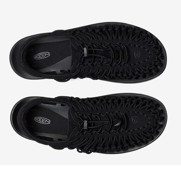 KEEN Men's UNEEK Classic Black Sandal Size 12 - Picture 2 of 8